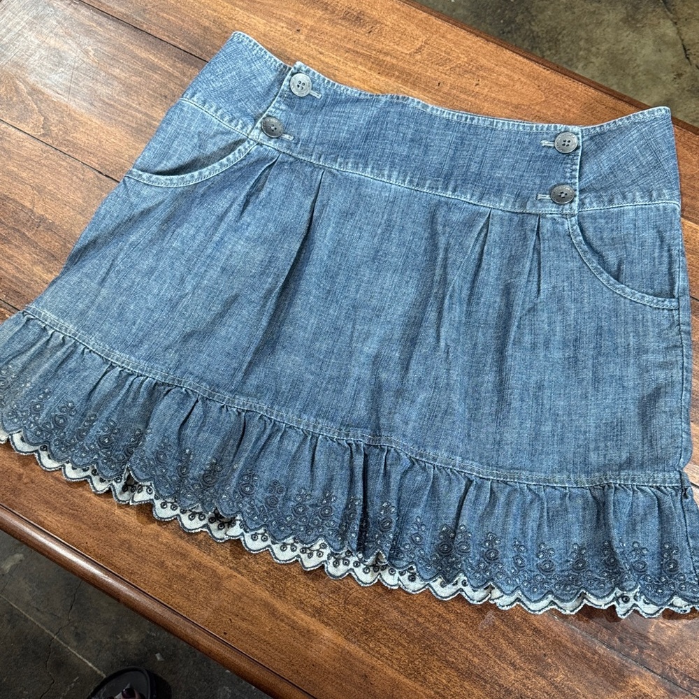 DKNY Jeans Denim Blue Women's Skirt size 16